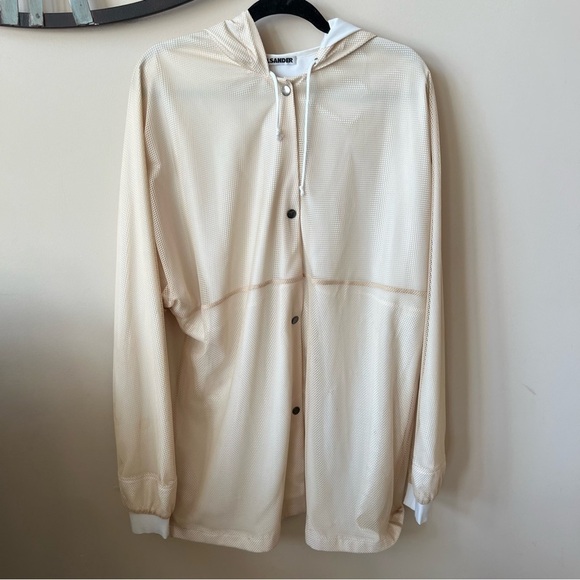 Jil Sander mesh hooded jacket 17543 - Picture 1 of 15